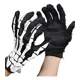 thumbnail image 1 of 1 Par Guantes Grandes Diseño Huesos Calaca Ligeros Poliéster, 1 of 4