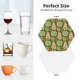 thumbnail image 6 of Kdxio Fruits 1 Funny Coasters,4 Pcs Leather Coasters,Housewarming Gifts,Protect Furniture from Water Marks Scratch and Damage, 6 of 6