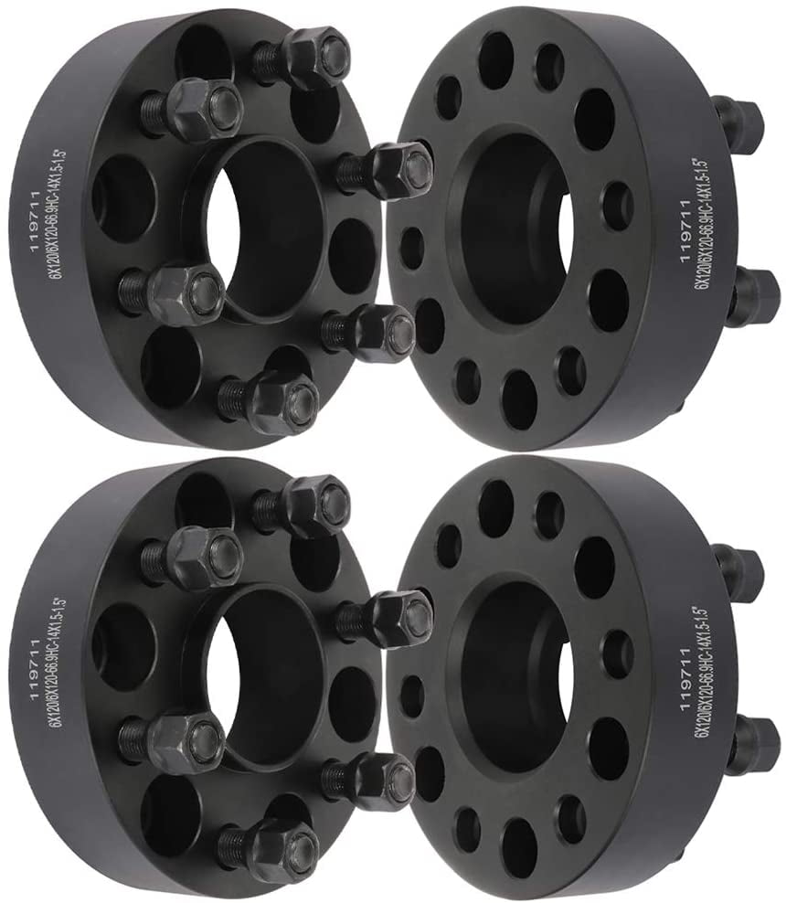 ECCPP Replacement for 1.5 Wheel Adapters Spacers 5 Lug 5x135 to 5x4.5 87.1mm fits for Lincoln Blackwood Lincoln Navigator Ford Expedition/Ford F-150 with 12x1.5 Studs