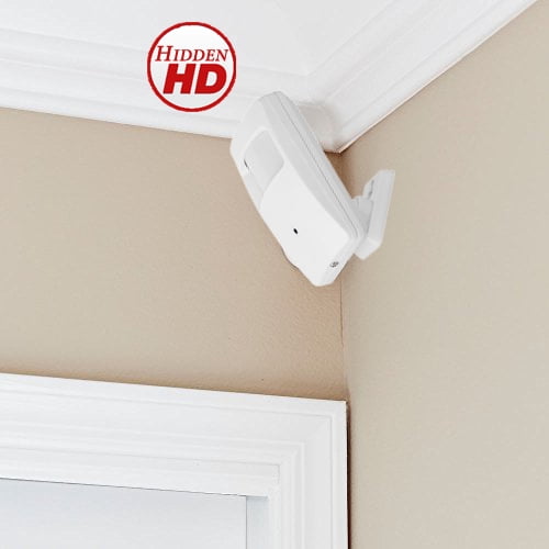 Evertech 1080p Night Vision 3.7mm Pinhole Lens Wide Angle Indoor PIR Security Camera 12V DC Adapter and 25ft CCTV Cable