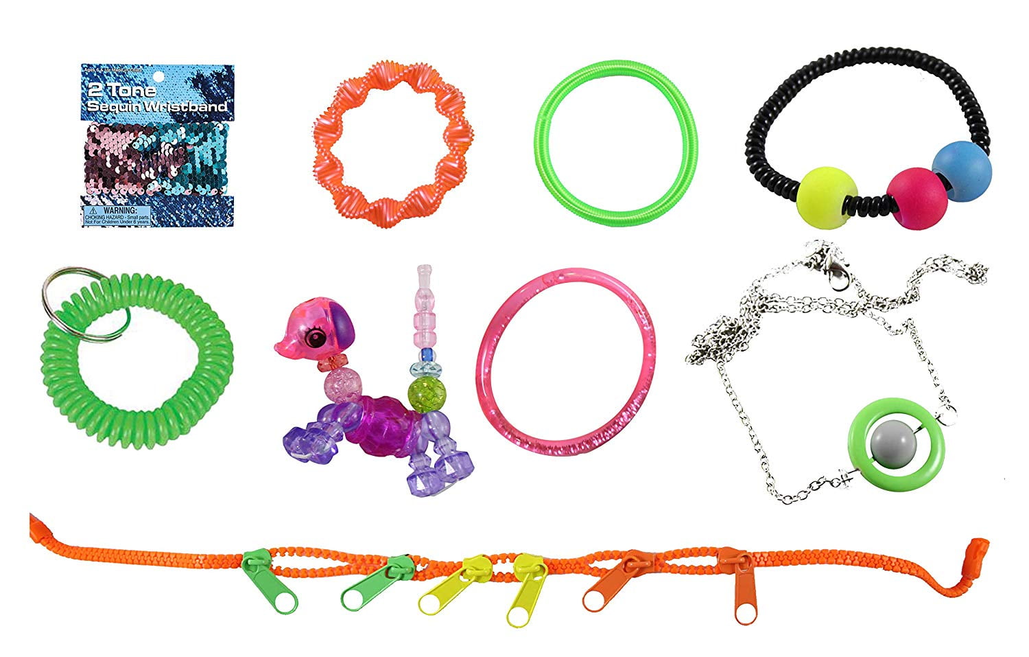 Details about   Fun Bracelet Soft Rubber Dot Series Children Bracelet Kit Adjustable Educational 