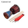 thumbnail image 2 of 4 Inch Professional African Djembe Drum Traditional Sound Decoration Folk World Portable Musical Instruments Kids Learners Gifts Random Pattern, 2 of 8