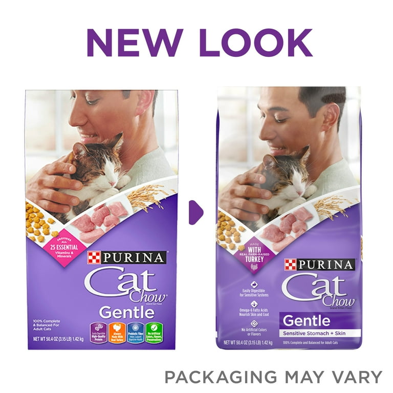 Purina cat chow store gentle walmart