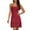 Wine, variant on Ujnder Women's Nightgown Sleeveless Lace Trim Dress Sleepshirt L