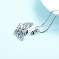 thumbnail image 6 of Butterfly Cremation Urn Necklace for Ashes Keepsake Memorial Urn Locket for Ashes Jewelry Gift, 6 of 7