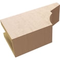 thumbnail image 6 of Ekena Millwork 4"W x 6"H x 12"L Monterey Woodgrain TimberThane Rafter Tail, Primed Tan, 6 of 6