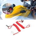 thumbnail image 4 of Engine Emergency Rope, 150cm/59in Clip-on Style Red Extendable Swivel Snap Hook Engine Safety Tether  for Ships Replacement for  Outboard, 4 of 7