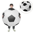 thumbnail image 3 of KAKOWELY Disfraz inflable de fútbol divertido para niños, ideal para animadores y eventos deportivos. Disfraz inflable único para Halloween y cosplay., 3 of 5