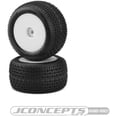 thumbnail image 2 of J Concepts JCO4005101021 Twin Pin Compound Pre-Mounted Wheels, Pink & White, 2 of 2