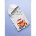 thumbnail image 3 of Cute Patriotic Baby Fox Hoodie Women -Image by Shutterstock, Female XX-Large, 3 of 4