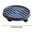 thumbnail image 3 of SIfdSeng Support pour Mes Articles avec Roues Matériau Robuste Base de Rouleau Robuste Polyvalente et Pratique pour Jardin Balcon Patio Déménagement Intérieur Transport, 3 of 6
