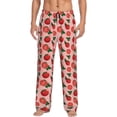thumbnail image 1 of Balery Tomatoes Pantalones de pijama para hombre, pijama ultraligero, pantalón de descanso-Small, 1 of 6
