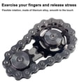thumbnail image 2 of Cadena de bicicleta Gear Fidget Spinner Cadena de piñón de metal Fidget Toy Alivio de la ansiedad y el estrés Fidget Toy Focus Finger Spinning Toy Mecánica de acero inoxidable con rodamientos lisos Ed, 2 of 7