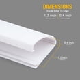 thumbnail image 3 of Plastic Cable Cover Management Raceway Kit by Edison Supply (White), 3 of 5