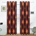 thumbnail image 2 of Stars Light Black Out Curtains 84 Inch Length for Bedroom Living Room Windows 2 Panels Set, 2 of 6