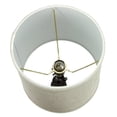thumbnail image 2 of Beige Linen 10 Inch European Drum Lampshade with Slip Uno Fitter, 2 of 2