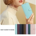 thumbnail image 6 of ELEHOLD For Apple iPhone 16 Flip PU Leather Wallet Case with Credit Card Slot RFID Blocking Kickstand Shock-Absorbent TPU Magnetic Protective Cover With Lanyard ,Mint, 6 of 12