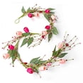 thumbnail image 2 of Spring Decor,Spring Summer Floral Garland With Tulips Heart Berries Cuttable Twistable Shape Multi-Scene Wrap Use,Festive Decor for Wedding Home Fireplace Wall Window Door Party Decor Decors, 2 of 9