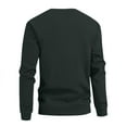 thumbnail image 3 of Lorytime Crewneck Sweatshirt Men Tight Solid Breathable Pullover Long Sleeve Tops Fashionable Outerwear Gray L, 3 of 5