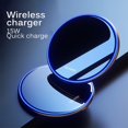 thumbnail image 4 of Ultra-Thin Wireless Charging Desktop Phone Fast Charge USB Wireless Charging Pad, 4 of 9