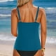 thumbnail image 3 of WILLBEST Trajes de Baño Para Dama, Traje de Baño Para Mujer, Conjunto de Tankini, Top de Bikini Con Pantalones Cortos de Baño, Traje de Playa Para Piscina, 3 of 5
