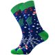 thumbnail image 5 of Calcetines navideños Wabjtam, 6 pares, Navidad navideña, Patrones coloridos novedosos para mujeres y hombres, 5 of 5