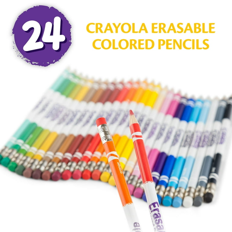  Crayola Erasable Colored Pencils, 36 Count, Art Tools, Stocking  Stuffers, Gifts, Ages 4, 5, 6, 7 : Toys & Games
