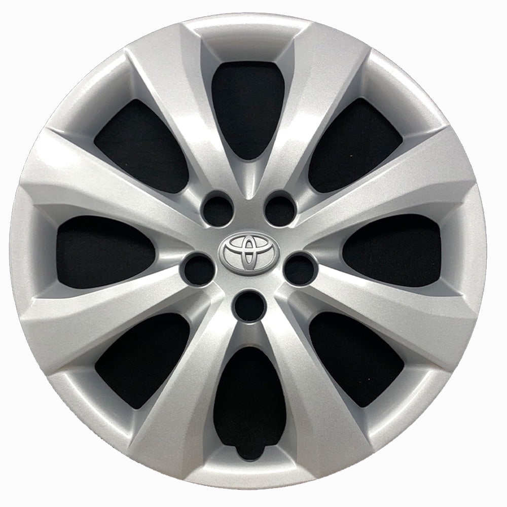 61155 Set of 4 16-inch Wheel Covers Hubcap Replacement for Toyota Camry 2010-2011 Professional Recon Like-New 