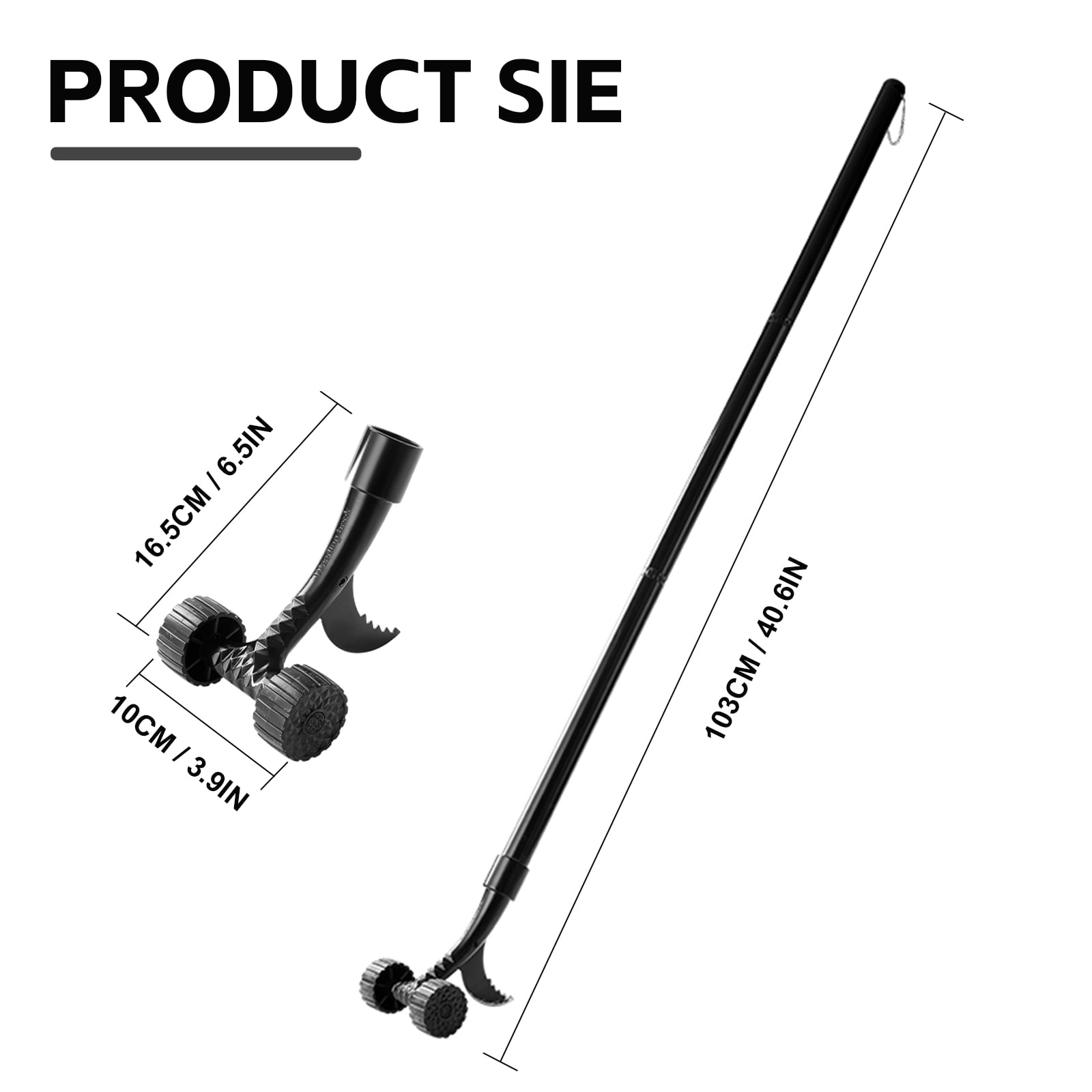 DIYMAG Crack Weeder Tool, Weed Puller Tool, Detachable & Non-Bending Weeding Cleaning Tool for Garden Patio Backyard Lawn Sidewalk Driveways Standing Weeds (Weed Tool)
