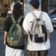 thumbnail image 5 of Mochilas informales de nailon sólido con compartimento interior y diseño de patchwork, de tapa blanda, 2024, bolsos de alta calidad para mujer, mochilas con cremallera, 5 of 5