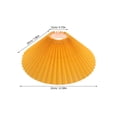 thumbnail image 2 of SHOWERORO Pantalla De Tela Plisada Para Colgante Con Moderno Color Amarillo, 2 of 8