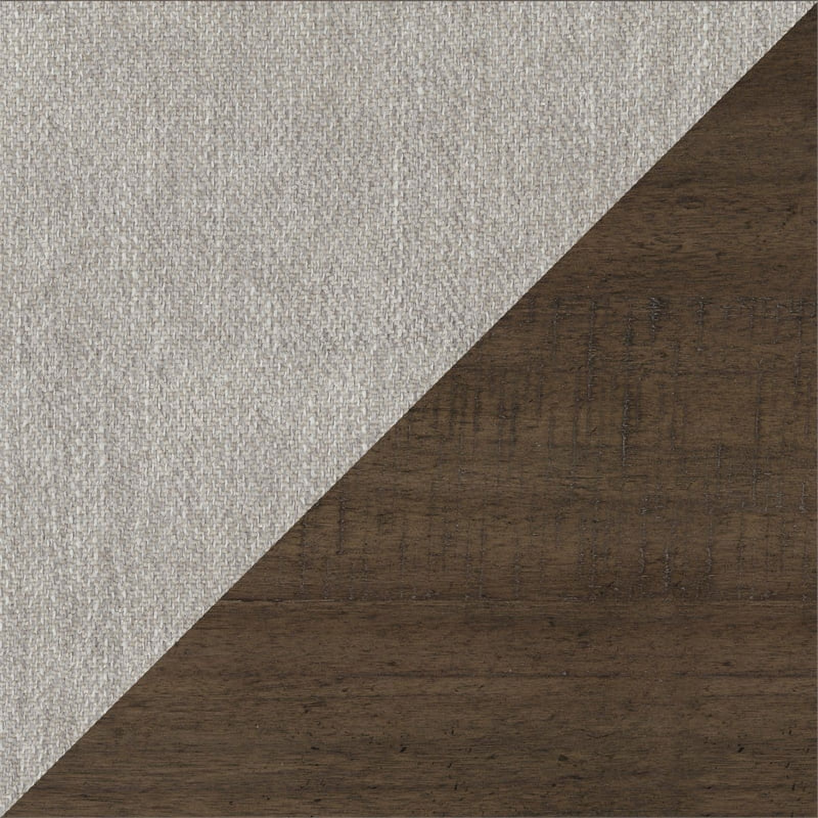 Lexicon Brookings Wood and Fabric Dining Room Chairs in Brown (Set of 2)