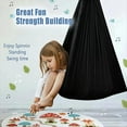 thumbnail image 2 of s Yoga Hammock Indoor Outdoor Aerial Swing Sensory Seat for Exercise Stretch Nylon Fabric Fun Play Therapy Balance Training Motor Skills Development, 2 of 6
