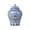 A, variant on seebee Chinoiserie Blue White Ginger Jars, Porcelain Jar Tea Storage, Ceramic Decorative Ginger Jar with Lid, Chinoiserie Decor Blue and White Vase, Porcelain Vases Decor for Living Room, Bedroom
