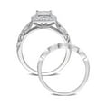 thumbnail image 4 of Everly Women's Diamond Sterling Silver Bridal Set, 4 of 6