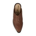 thumbnail image 5 of Sam Edelman Karlin Woven Slip-on Slide Mule Leather Sandals COGNAC (10, COGNAC), 5 of 5