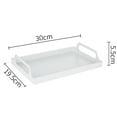 thumbnail image 2 of Bathroom Storage Tray Metal Tray Organizer with Handles, 2 of 5