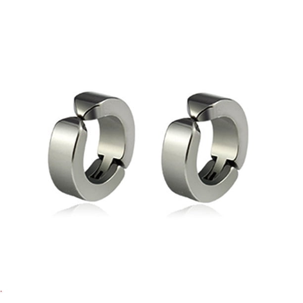2 Pzs Set De Aretes Magnéticos De Imán Fuerte Para Hombres Pendientes De Cruz Falsos Sin Piercing Para Novio Gao Jiahui unisex
