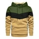 thumbnail image 1 of pstuiky camisetas de manga larga para hombre, Sudadera deportiva de manga larga con bolsillo, holgada y cálida, con diseño de patchwork y colores para hombre top de hombre m, 1 of 3