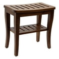 thumbnail image 3 of Redmon Teak Shower Seat, Woodgrain, Petite Size, Includes Shelf, 3 of 5