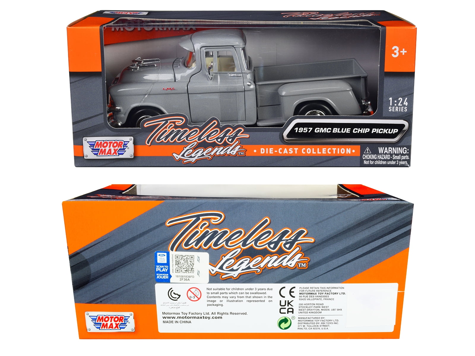 1955 GMC Blue Chip Pickup Truck Light Blue 