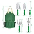 thumbnail image 3 of GardenHOME Juego de herramientas de jardín – Juego de herramientas de mano de jardín de 11 piezas con bolsa de mano ajustable y delantal herramientas de jardinería para mujeres, 3 of 5
