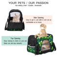 thumbnail image 3 of St. Patrick's Day Premium Fabric Pet Bag - Durable 900D Oxford Cloth - Cozy Sherpa Base - Ideal for Cats - Adjustable Nylon Webbing Straps - 17x10x11.8in/43x26x30cm Size, 3 of 7