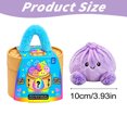 thumbnail image 2 of Dumpling Pillow, Cute Plush Stuffed Steamed Bun Pillow Home Decor, Squishy Dumpling Soft Slow Rebound Plush Cushion, Cozy Stuffed Decor Accent for Home and Office(F), 2 of 7