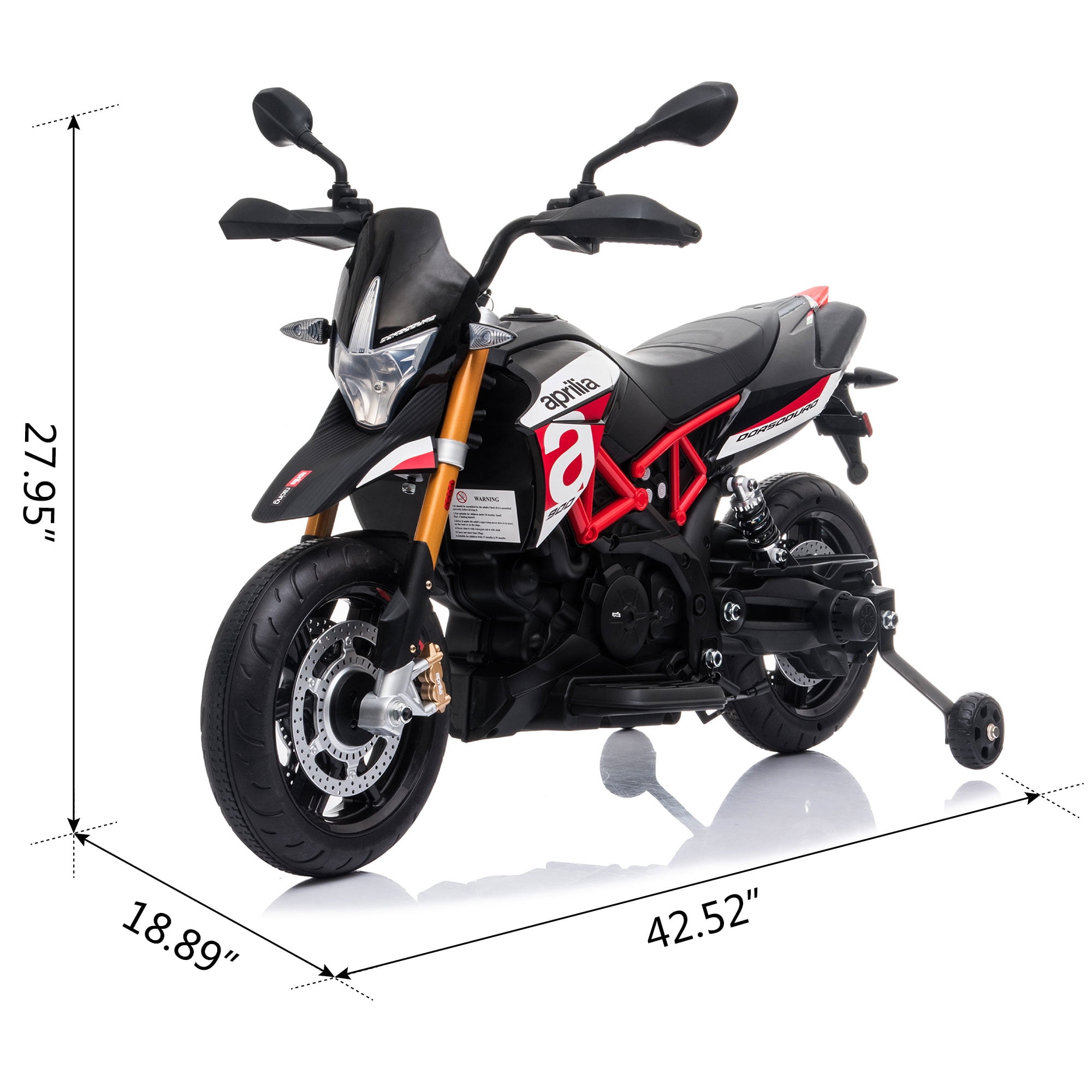Veryke 12V Battery-Powered Ride on Toy for Toddlers, 3 Wheel Motorcycle Trike Boys and Girls, 1 - 3 Year Old - Black & Red Veryke 12V Battery-Powered Ride on Toy for Toddlers, 3 Wheel Motorcycle Trike Boys and Girls, 1 - 3 Year Old - Black & Red