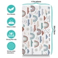 thumbnail image 5 of Dog Cat Food Mat, Dog Mat for Food and Water, Pet Dog Cat Bowl Mat, No-Slip Absorbent Water Feeding Mat with Lovely Rainbow Beautiful,17inx30in, 5 of 7