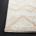 thumbnail image 3 of SAFAVIEH Berber Shag Phyliss Trellis Area Rug, Ivory/Beige, 5'5" x 7'7", 3 of 8
