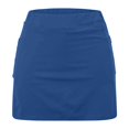 thumbnail image 3 of Kaemgyyd Tennis Skorts for Woman Solid Color High Waisted A-Line Running Golf Athletic Skorts with Inner Shorts, 3 of 5