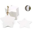thumbnail image 3 of Etiquetas navideñas Etiquetas Etiquetas de regalo de estrella 200 piezas Papel Kraft Hngeet, 3 of 5