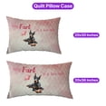 thumbnail image 5 of Every Fart is Love Note Doberman Pinscher Guilty Face Happy Valentine's Quilt Pillowcase Doberman Dog Lover Gifts Throw Pillow Cover Bed Home Decor - 01016, 5 of 5